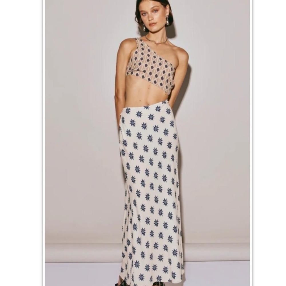 VRG GRL Ray Of Sun Bias Cut Dress Soleil